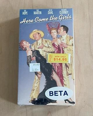 HERE COME THE GIRLS (1953) Sealed Betamax Paramount Bob Hope Musical Comedy - Image 1 of 4