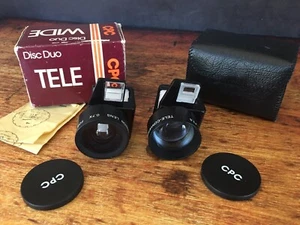 Vintage CPC Tele Wide Lens Kit for Kodak Disc Cameras Disc Duo 6020 - Picture 1 of 9