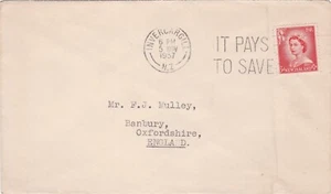 1957 New Zealand cover sent from Invercargill to Banbury, Oxon UK - Picture 1 of 2
