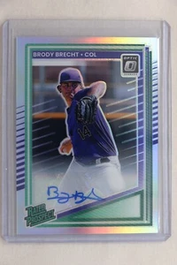 Brody Brecht - 2025 Donruss Baseball Rated Prospect Autograph Rockies - Picture 1 of 2