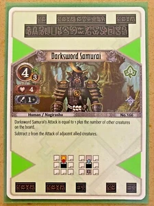 1x Darksword Samurai EOJ SET2 #166 PS3 Eye Of Judgment English NM/Unplay R card - Picture 1 of 2