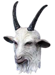 Goat Mask Suicide Squad Movie Fancy Dress Up Halloween Adult Costume Accessory - Picture 1 of 1