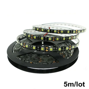 Tira LED negra PCB 5050 resistente al agua flexible DRL DIY RGB cinta adhesiva - Imagen 1 de 11