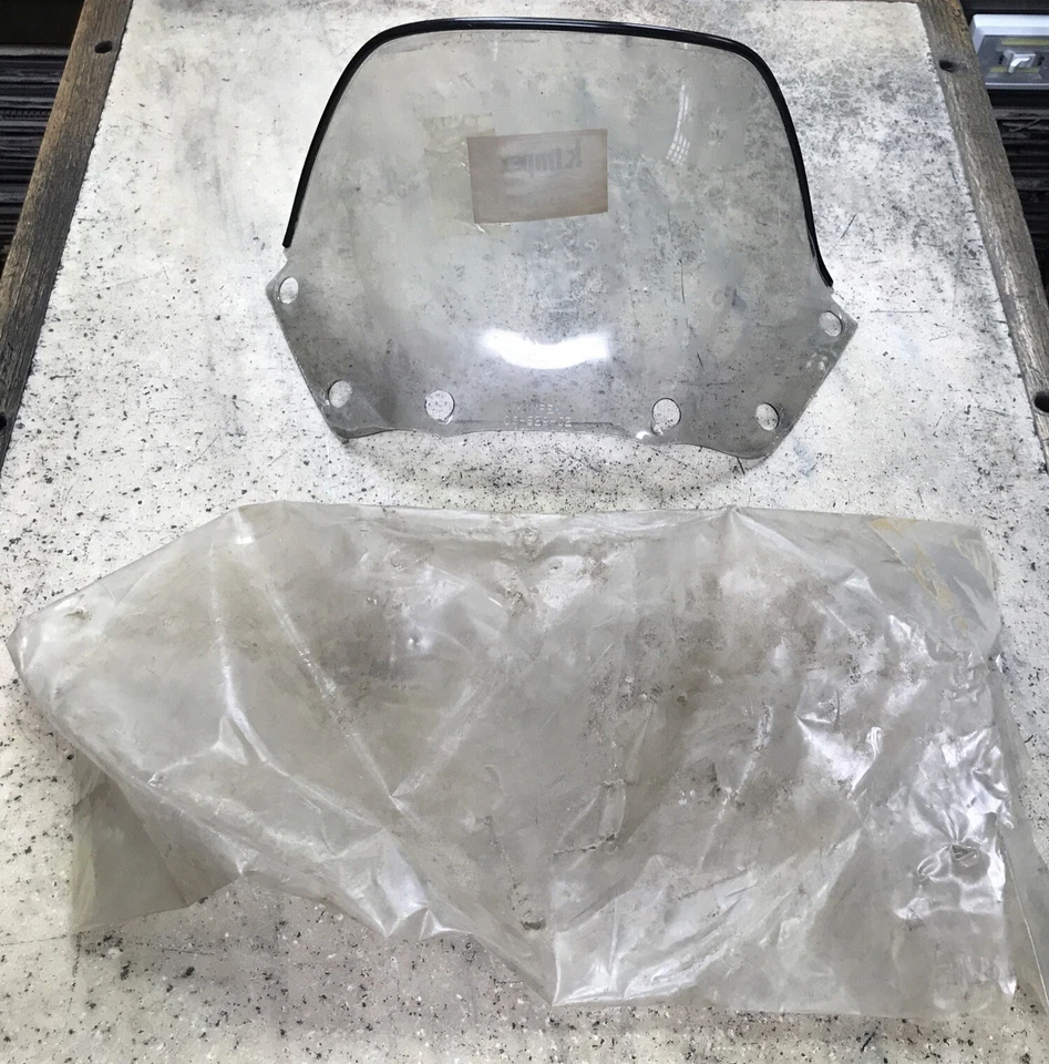 Vintage NOS Kimpex Clear Standard 9 1/2" Windshield 06-629-02 Yamaha Snowmobile - Image 1 of 4