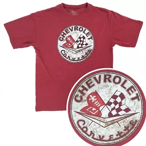 Newport Azul - Chevy Chevrolet Corvette Racing Coche Clásico Rojo Camiseta Para Hombre L - Imagen 1 de 8