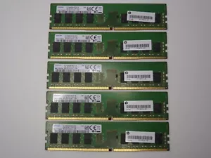 SAMSUNG 4GB 1RX8 PC4-2133P-UA1-11 PC DESKTOP RAM MEMORY SET OF 5 TESTED!! CH09 - Picture 1 of 3