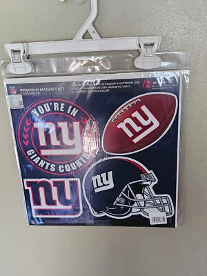 KIT IMÁN FÚTBOL AMERICANO 4 PIEZAS NEW YORK GIANTS NUEVO NFL Foto 1 de 3