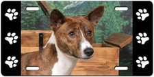 Basenji License Plate