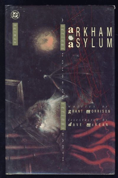 Grant Morrison Arkham Asylum Graphic Novel Superhero Batman Joker Two-Face Psych Foto 1 de 1