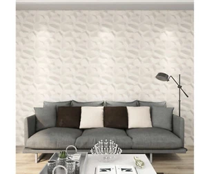 Wandpaneele Wand Decken Verkleidung 3D Weiß Struktur 24 Stk. 6,25m2  - Bild 1 von 7