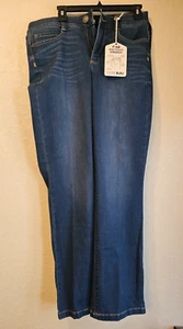 Womens Size 10 Code Bleu faded blue Crop Pants - Picture 1 of 4