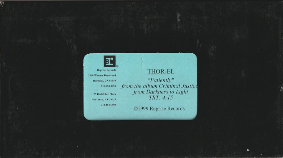 Temple Hip Hop Kulture Feat. Thor El_Patiently 1999 VHS Promo Music Video Tape - Image 1 of 1