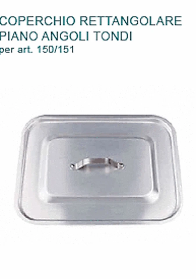 COPERCHIO ALLUMINIO cm 45X30 PER ROSTIERA Manico Professionale Pentole Agnelli - Immagine 1 di 1