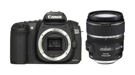 USED Canon EOS 20D 8.2MP Digital SLR Camera - Black (Kit w/ EF-S IS USM 17-85mm - Image 1 of 1