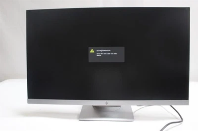 HP EliteDisplay E273 27” IPS LED Monitor 1080p HDMI DP VGA USB Height Adjust - Image 1 of 4