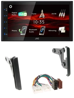 JVC USB Bluetooth MP3 DAB 2DIN Autoradio für Toyota Highlander Matrix RAV 4 - Bild 1 von 4