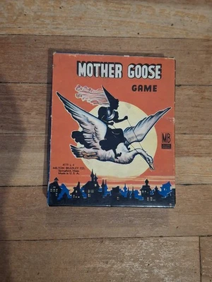Vintage Mid Century Mother Goose Game by Milton Bradley COMPLETE VG - Image 1 of 4