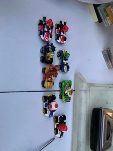Lot of 8 Mario Kart die Cast Cars Hot Wheels 2018 & 2021- Donkey Kong- Luigi - Picture 1 of 15