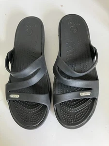 Crocs Sandale Damen 8 schwarz LESEN - Bild 1 von 13