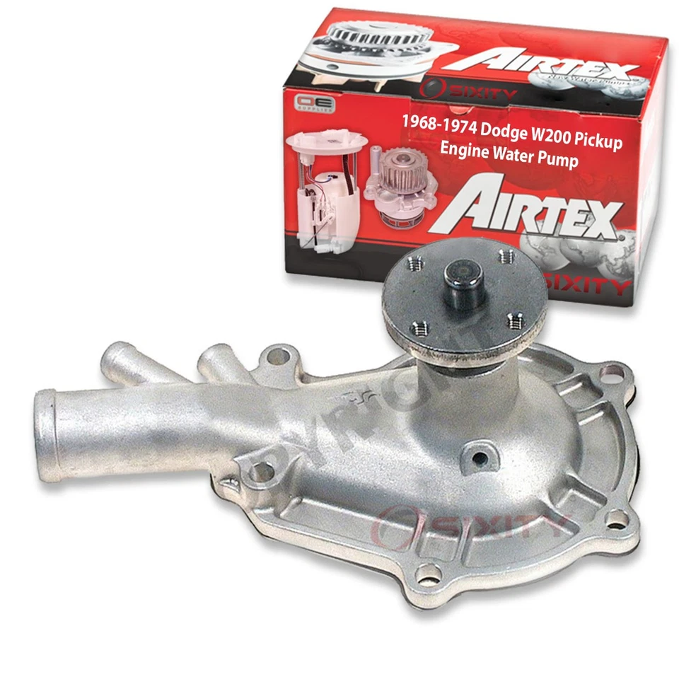 Bomba de agua del motor Airtex para camioneta Dodge W200 1968-1974 3,7 L L6 refrigerante jf Foto 1 de 4