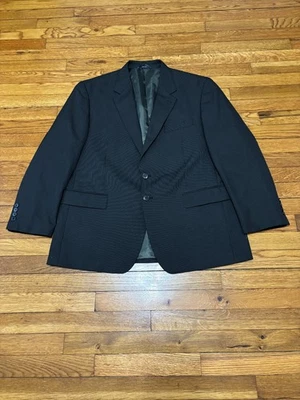 Chaqueta Blazer Croft & Barrow Para Hombre Abrigo Deportivo 2 Botones Talla 44S Negro Gris Rayas Foto 1 de 4