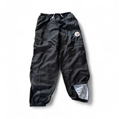 Pantalones cortavientos Pittsburgh Steelers vintage Game Day by Phenom forrados talla XL Foto 1 de 4