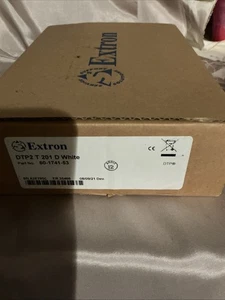 Extron 60-1741-53 DTP2 T 201 D weiß 4K/60 HDMI DTP2 Transmitter Wandplatte (C5) - Bild 1 von 1