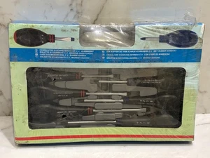8-Piece Chrome Vanadium Steel Screwdriver Set PHILUPS & FLAT HEAD NIC FREE SHIP. - Picture 1 of 2