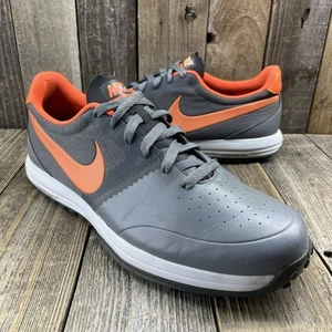 Nike Lunar Mont Royal Spikeless Golf Shoes Mens Size 10.5 Orange Gray Collection - Picture 1 of 17