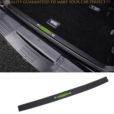 Protector de parachoques de cuero negro placa de umbral para Mitsubishi Pajero Montero 06-2019 Foto 1 de 4