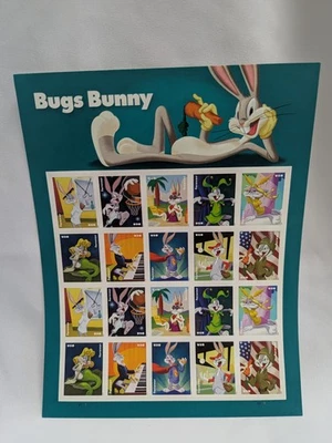 USA Stamp 2 Sheet Of 20 FOREVER USA - Bugs Bunny   - Image 1 of 3