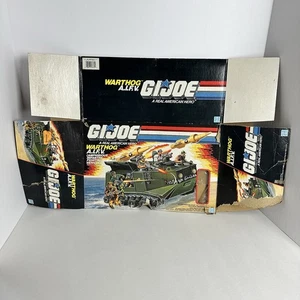 Vintage 1988 Hasbro GI Joe Warthog AIFV Vehicle BOX ONLY FAIR CONDITION - Picture 1 of 17