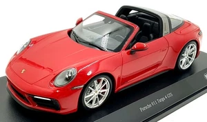 Minichamps 1/18 Scale Diecast 155 061062 - Porsche 911 Targa 4 GTS 2021 - Red - Picture 1 of 5