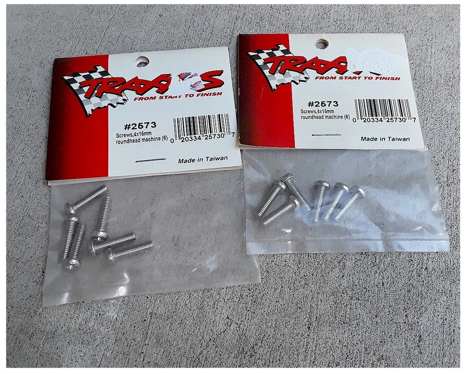 *2-bags Traxxas 2573 Screws 4 x 15mm Roundhead Machine (12pcs) Great Deal! - Image 1 of 1