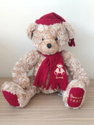 Harrods Christmas Teddy Bear - 1999 - James  - Image 1 of 4