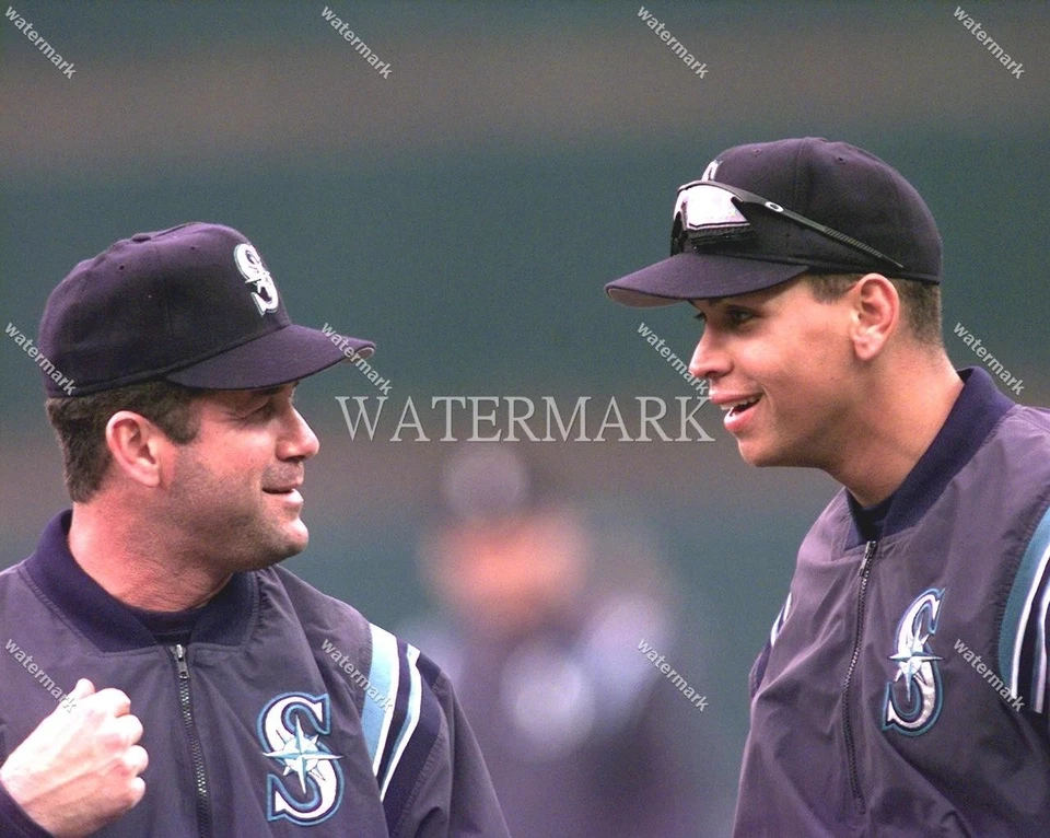 EW665 Alex Rodriguez - Edgar Martinez Seattle Mariners 8x10 11x14 16x20 Photo - Image 1 of 1