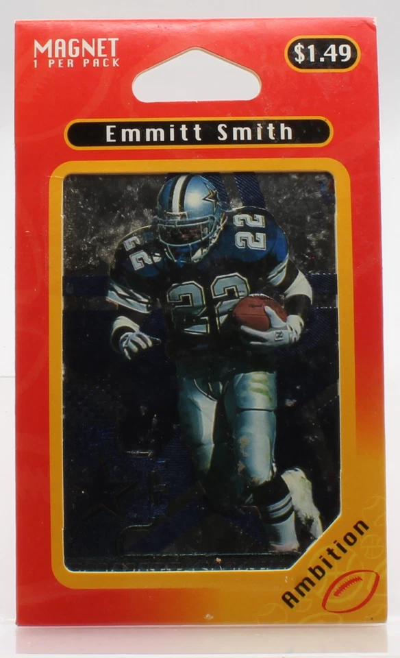 QB Club Crown Pro - Fútbol - NFL Emmitt Smith Ambition Magnet - 1997 Foto 1 de 2