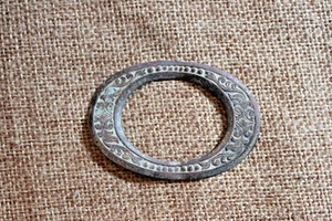 Civil War Confederate Sash Buckle Dug at Georgia Camp in Orange Virginia - Picture 1 of 4