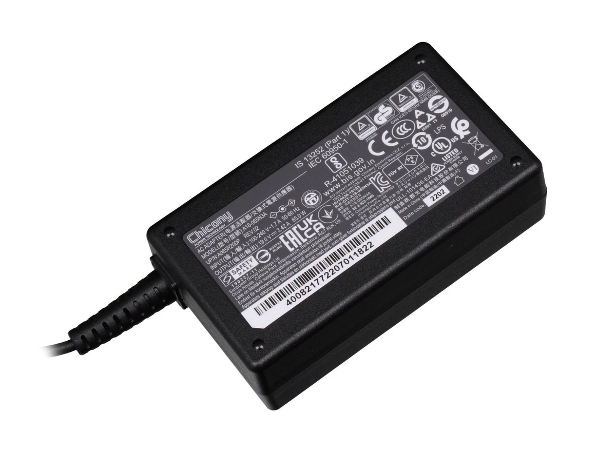 Power4Laptops Netzteil Für Medion Akoya P9614 – 19V, 6.3A, Inkl. Stecker (5.5x2.5mm), Robustes Ladegerät