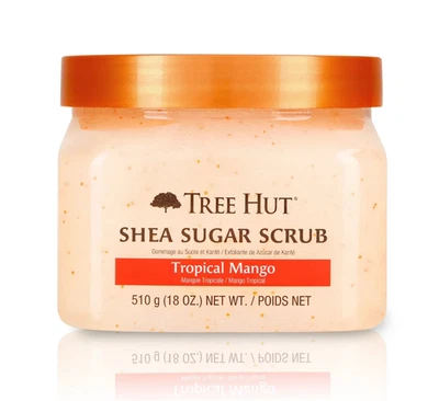 Tree Hut Shea Sugar Scrub Tropical Mango Made with Shea Butter & Mango Puree New - Image 1 of 2