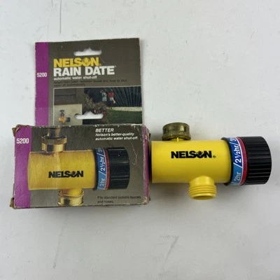 Nelson Rain Date Apagado Automático de Agua #5200 Temporizador Caja Abierta Foto 1 de 4