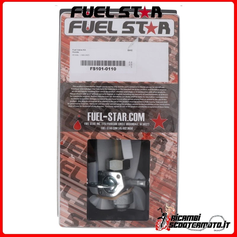 Fuel Star Fuel Tap Kit Honda XR 650 L 1998 FS101-0110#6 - Image 1 of 1