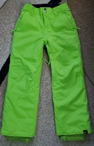 Quiksilver Kids Girls Ski PantsThe Mountaings & the Wave Snowpants Green Size 10 - Picture 1 of 6