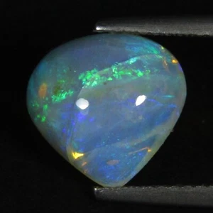 2.97Cts Natural Earth Mined Color Play Australian Opal Cabochon Loose Gemstone - Picture 1 of 4