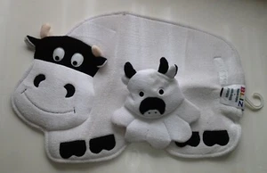 Tappeto bagno cameretta in cotone MUCCA con guanto abbinato - Foto 1 di 1