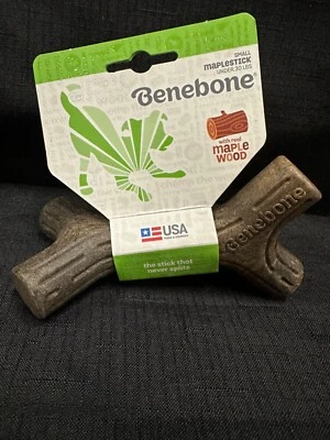 PEQUEÑO Palo de Arce BENEBONE Duradero Perro Masticador Agresivo Madera de Arce REAL Foto 1 de 2