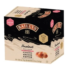 Café irlandés con sabor a crema avellana Bailey's, 18 tazas de una sola porción - Imagen 1 de 3