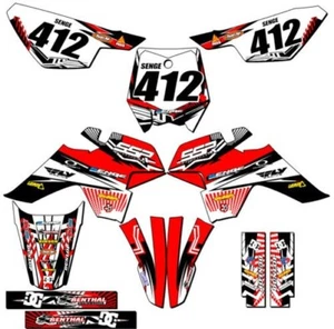 SR 110 MAYHEM Red Senge Graphics Kit Compatible with SSR - Picture 1 of 10