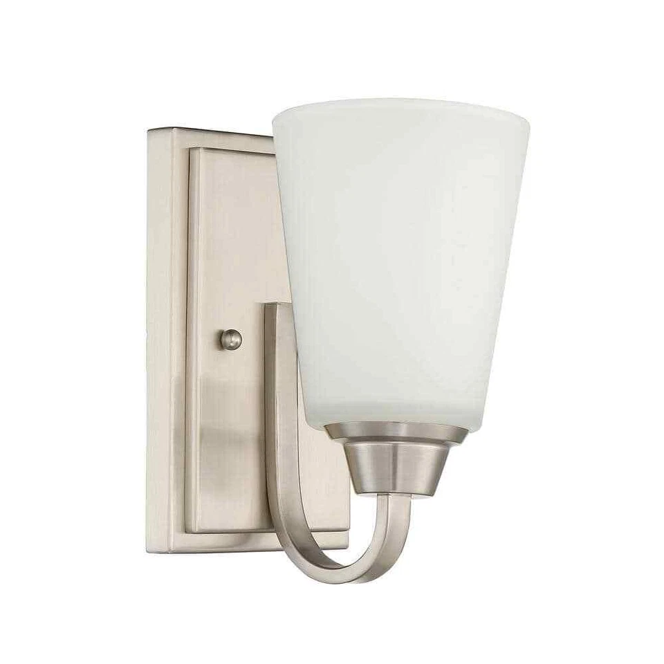 Craftmade 41901-BNK Grace Wall Sconce Brushed Polished Nickel