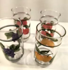 Libbey Abundance Fruchtsaftgläser ca. 5 1/2" hoch (4er Set) sehr guter Zustand - Bild 1 von 5